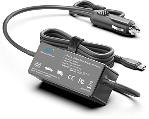 KFD 100W 96W 90W 87W 65W USB C DC 12V-24V KFZ Ladekabel Auto Ladegerät Laptop Netzteil für MacBook Pro 16 15 14 2023 MacBook Air, Lenovo Yoga 7i/ 9, HP, Dell, Surface Pro 8 9 12V auf 100W DC Adapter