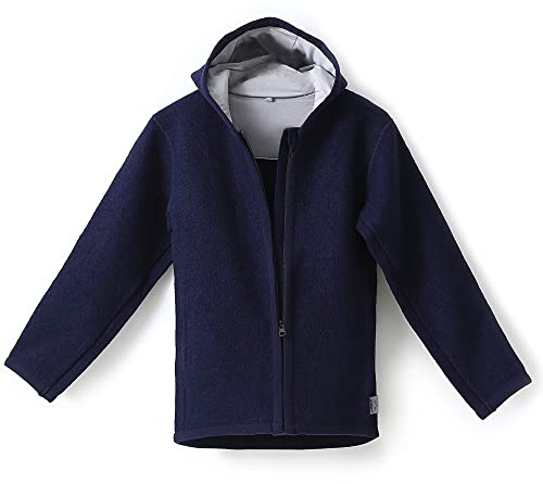 gipfelsport Wolljacke - Walkjacke mit Reißverschluss aus Natur Merino Wollfleece I Wollanzug, Wallwalkoverall aus Schurwolle für Kleinkinder, Babys