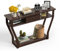LIFEZEAL Table Console Extensible avec Tiroir et Étagère de Rangement, Table d’Entrée Solide et Stable, Table d’Appoint 120 x 30 x 81 CM, pour Salon, Canapé, Chambre(Marron)