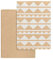 Toddlekind Krabbelteppich für Babys, zweiseitiges Design, wendbarer Spielteppich aus Schaumstoff, 200 × 140 x 1,4 cm, Wheat