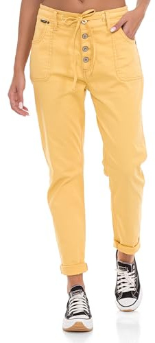 Cipo & Baxx Damen Jeans Slim Fit Klassich Series - Regular Fit Straight Jeans Hose - Raffinierte Design, Atemberaubender Look, Angenehmes Gefühl