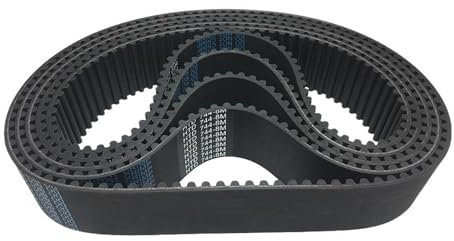 5pcs HTD 8M Synchronous Belts, C=704/712/720/728/736/744 Width 15/20/25/30/35/40mm HTD8M Timing Belt (Größe : 8M-728, Farbe : Width40mm)