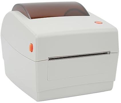 Ejoyous Thermo-Etikettendrucker, Bluetooth Thermodrucker APP Steuerung DHL Etikettendrucker Labeldrucker Versandetiketten Drucker für Desktop professionellen Gebrauch 100-240V