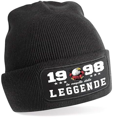 TeeDesign Gorro de 25 años regalo cumpleaños nacimiento de leyendas Gadgets - 25 años - 1998