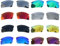 Acefrog 8 pares de lentes polarizadas de repuesto para gafas de sol Oakley Flak 2.0 XL OO9188, ajuste perfecto, inastillables, antiarañazos, paquete económico, multicolor, Taille unique