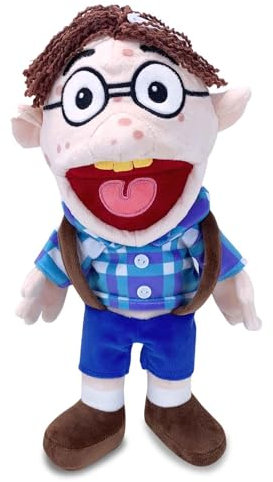 GWAWG Soft Plush Toy, Jeffy Puppet Soft Plush Hand Puppet for Play House, Cartoon Plushie Toy for Party Gift