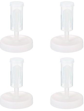 PATIKIL Fermentation Kit, 4 Mason Jars Fermenting Lids with 4 Airlocks for Fermenting Wide Mouth Mason Jar, White