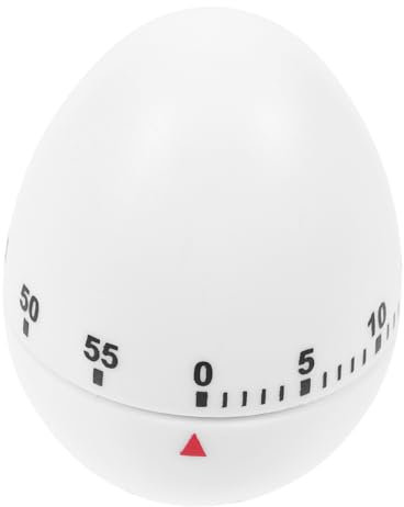 IMIKEYA 3pcs Digital Egg Small Wood Bowl Household Countdown Indoor Ashtray Mechanic Kitchen Reminder Stainless Steel Round Cake Pan Unique Kitchen Timer Boiled Eggs White