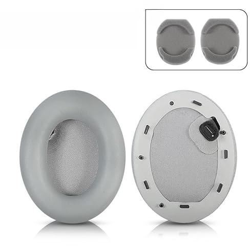 INF Ersatz Ohrpolster für Sony WH-1000XM4 Kopfhörer,1 Paar, Ohrpolster aus Kunstleder, weicher Schaumstoff
