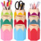 ULELE 9 Pcs Plastic Pen Vase Pencil Pot Pencil Shaped Pen Holder Teacher Pencil Cup Pencil Storage Organizer Colorful Pencil Holder Creative Pencil Tip Design Pencil Pot for Students Office School
