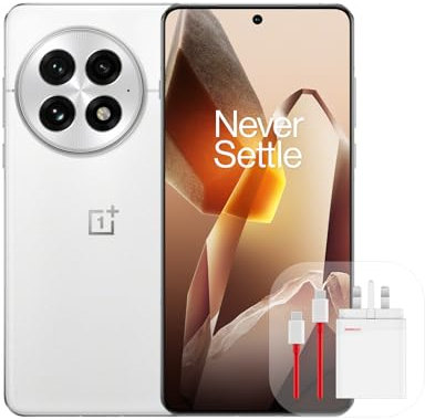 OnePlus 13 5G Smartphone 16GB Ram 512GB Storage, 6.82 120Hz QHD Display, Snapdragon® 8 Elite, 50MP Triple Rear Camera + OIS + 3x, 32MP Front Camera, 6000 mAh Battery, Arctic Dawn