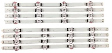 MTGUIWF Lot de 8 Bandes de rétroéclairage LED compatibles avec Divers modèles de téléviseurs 42 Pouces, Dont 42LF5610 42LF580V 42LF5800 6916L-1709B 42LB628V 42LB6200 42LY310C DR3.0 42LB550A