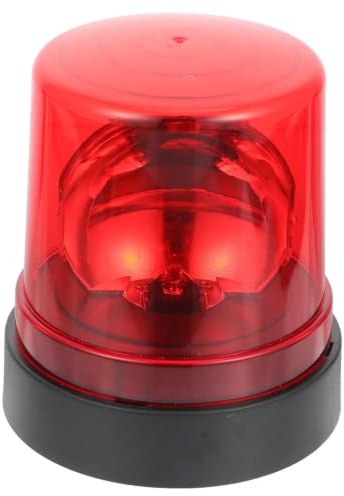 ELAYARD Rotierendes Blinkendes Feuerwehr Warnlicht Realistische Feuerwehr Party Deko Kindersicheres Warnsignal für Kreative Rollenspiele und Mottopartys