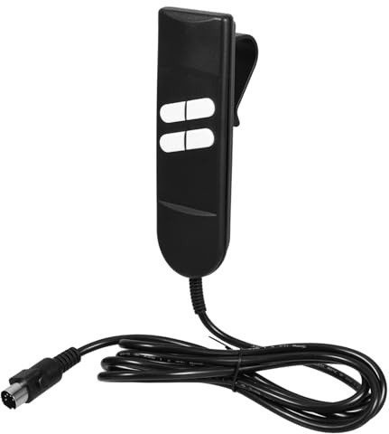 EPIGEIST Elektrische Fernbedienung mit Tasten für Relaxsessel Ersatzfernbedienung Poligem Stecker Kompatibel für Aufstehsessel und Sofas Handbedienung für Sessel mit Aufstehhilfe