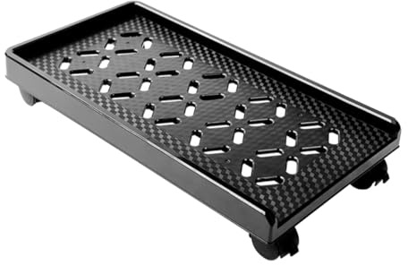 SHINEOFI Pc-Tower-Halter mit Mobiler CPU-ständer Computer-Tower-ablage Stabiler Standfuß Belüftungslöchern für Kühlung Vielseitig Einsetzbar für Gehäuse Lautsprecher Server und Mehr