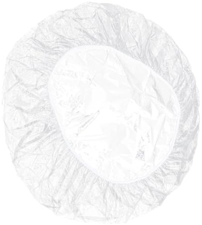 TOYANDONA Nappe Ronde Transparente en Pvc Extensible 180 Cm Diamètre, Housse de Table Extérieure Anti-huile et Anti-poussière, Protection Ajustable avec Élastique pour Jardin et Patio