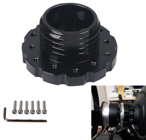 Kivivaka Lenkradsockel-Adapter für Thrustmaster T300, T500, für TS-PC, TX, Aluminium-SIM-Racing-Halterung