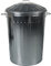 CrazyGadget® Small Medium Large Extra Large Galvanised Steel Metal Dustbin Kitchen House Garden Storage Unit Bin (125L)