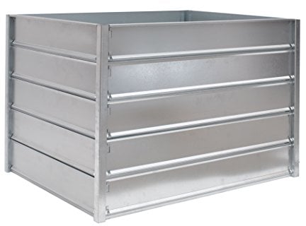 myowngreen Hochbeet 84 x 107 x 74 cm (L x B x H) aus Metall - sehr solide und stabile Konstruktion nachträglich verlängerbar, schneller Aufbau, feuerverzinkte Metallprofile