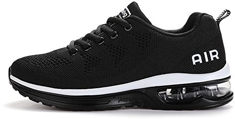 Fexkean Uomo Donna Scarpe da Ginnastica Sportive Sneakers Running Basse Basket Sport Outdoor Fitness Respirabile Mesh(A35White38)