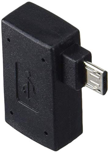 System-S Adaptateur coudé OTG USB A vers Micro USB avec connecteur Micro USB Extra Micro USB