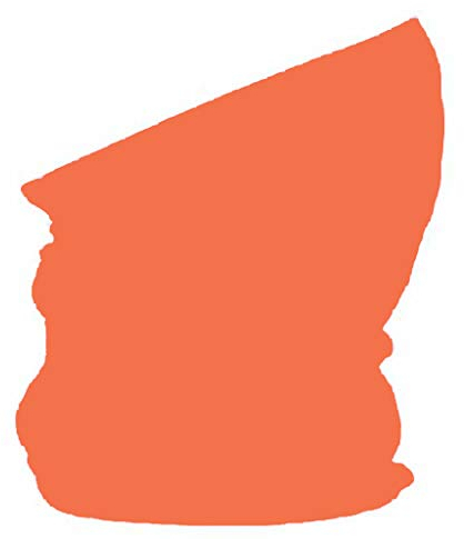 ledermodefashion Multifunktionstuch Schlauchtuch Halstuch Loop Schal Motorrad Loop Bandana (Dunkel Orange)