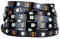 SEZO WS2812B ECO 5M 150LEDs DC5V Einzeln Adressierbaren LED Streifen Individuell SMD5050 150 Pixel Traumfarbe Programmierbar LED Lichtband Strip Flexible IP30 Nicht Wasserdicht Schwarz PCB(WS2812E)