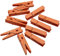 Anawakia Lot de 50 mini pinces à linge en bois pour photos, arts créatifs, décoration, pinces décoratives en bois, papier photo, Peg 3,5 cm (Orange)