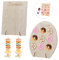 Lostwry 4 Stück Donut Ständer Holz Donut Wandhalterung Donuts Halter Donut Dekoration Kann Donut Wand für Hochzeiten Geburtstage Partys Jubiläen Resaurants Partydekoration