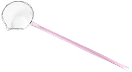 MagiDeal Grande louche de Cuisson en Verre 9,92 ''Long Manche résistant Cuillère à Sauce Cuillère à Soupe de qualité Alimentaire Cuillère à louche, Rose