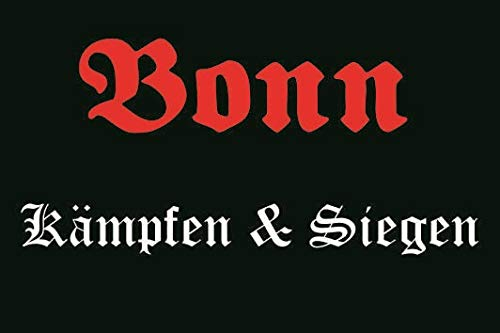 U24 Aufkleber Bonn Kämpfen & Siegen Flagge Fahne 30 x 20 cm Autoaufkleber Sticker