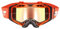 LS2 Motocross-Helm-Brille mit Pinlock, Aura-Pro-Brille, Schwarz/Orange, mit Iridium-Visier