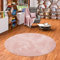 Pergamon Luxus Super Soft Wohnzimmer Kunstfell Teppich Pearl Einfarbig in Rund und Eckig