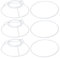 PATIKIL 4.3 E26 E27 Lampenschirm Ring Gestell mit Europäischer Installateur 3 Pack Lampenschirm Halter Draht Rahmen Heimwerker Trommelring für Tisch Stehlampe Weiß