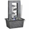 ZEYUAN Fuente de Agua para Interior con luz LED poliresina, Fuentes De Agua para Decoracion Interior, Cascada De Agua Decorativa, Fuente Interior - 242351