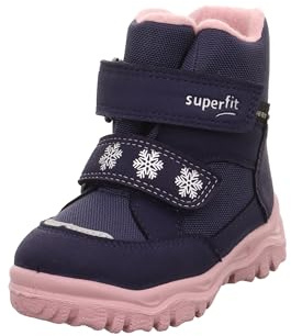 Superfit Mädchen Husky1 Gore-tex 1-006045 Stiefel, Blau Rosa 8030, 28 EU
