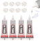 Bisienya 4 Pcs 10ML B7000 Glue,Jewellery Glue,Phone Screen Glue with 8 Pcs Rubber Finger Cots, Multifunctional Repair Glue Suitable for Mobile Phone Jewelry Glass Wood Metal Fabric