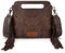 Wrangler Crossbody-Tasche für Damen, Western-Fransen, Tragegriff oben, bestickt, Bootscroll, Crossbody-Tasche, A-Medium Coffee, Medium