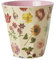 Rice Mittelgroße Melamin Becher - Crème - Floras Dream Print