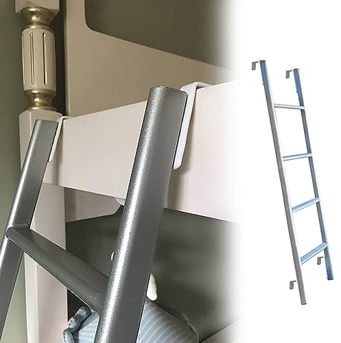 Etagenbettleiter zum Einhängen, Ersatz für Etagenbettleiter, Metallrahmen, Bettseitenleiter – 116 cm/ 130 cm/ 140 cm/ 150 cm, Trittleiter für Loft, Zuhause, Wohnmobil, Wohnheim, Wohnmobil (G