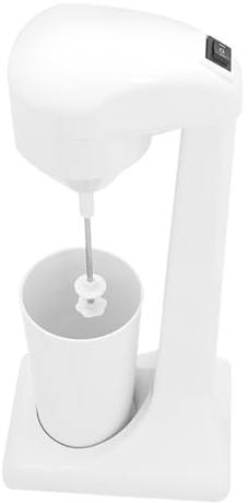 Shaker per bevande e frappè, 100 W, 500 ml, frullatore elettrico (bianco)