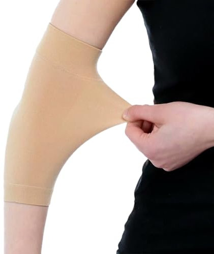 tuwiwol 2x schützende Armstulpen, Armverletzungen beim Radfahren, UV Schutz, kühlende Armstulpen, Sonnenärmel aus Polyester, Hautfarbe