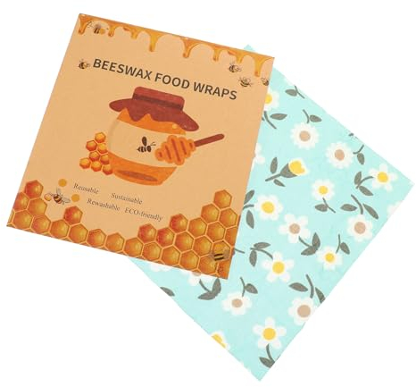 Beaupretty Bienenwachs-lebensmittelverpackungen Nachhaltiges Küchenverpackungsset für Schüsseln Waschbar Wiederverwendbar