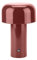Luxus - Tischlampe Touch - Luna - Bordeauxrot - H30 x Ø16 - Terrassenlampe - Schreibtischlampe - LED - Wiederaufladbar - Dimmbar - Kabellos - Batteriebetrieben - Tischlampe für innen und außen