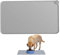 Cat & Dog Feeding Mat, Cat Feeding Mat Waterproof Silicone Mat, Placemat Durable Pet Food Mat,(Grey)