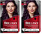 Schwarzkopf - Brillance - Coloration Cheveux Permanente Intense - Brillance Eclat Diamant - Couvre 100% des Cheveux Blancs - Masque Soin Fixateur de Couleur - Cerise Noir 888 (Lot de 2)