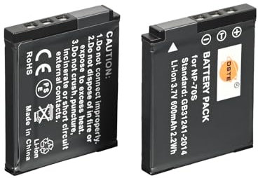 DSTE NP-70S(3.7V/600mAh) Li-Ionen Akku Kompatibel für Fujifilm Mini 99 Instant Film Camera