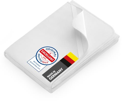 Dreamzie - Molton Matratzenschoner 80 x 160 cm 100% Baumwolle 300 GSM - mit 4 Eckgummis