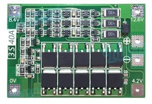 JOJIDE BMS Board, 3S 12.6V 40A Balance BMS Lithium Battery Protect Board Use In 10.8V 12V Screwdriver Battery Or Replace 12V Lead-Acid,BMS Protection Board(3S 40A BMS)