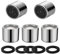 jatimdotin 5 Piezas Aireador Grifo M22, Iltro para Grifo de Acero Inoxidable, 22mm Filtro Grifo de Rosca Interior con 5 Juntas, Ideal para Ahorrar Agua de Grifos de Baño y Cocina